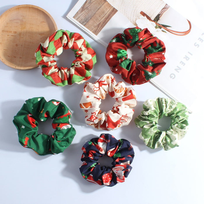 Wholesale Christmas Hair Scrunchies JDC-HS-Heqin002