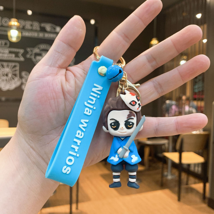 Wholesale Key Chain Cartoon anime silicone keychain JDC-KC-JuJi007