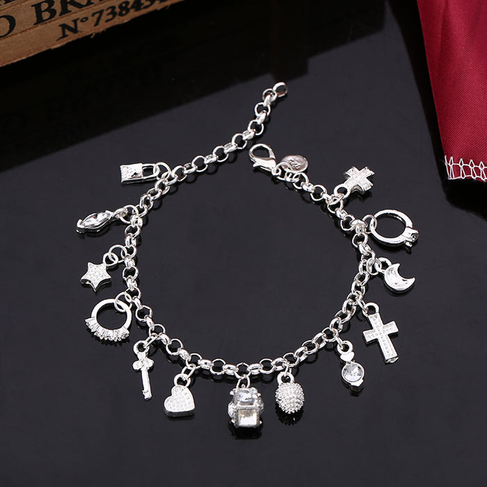 Wholesale Alloy Thirteen Pendant Bracelet JDC-BT-KaY007