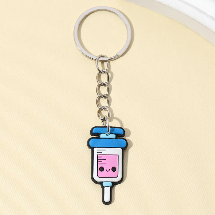 Wholesale Nurses Day Series Silicone Keychain JDC-KC-RongRui011