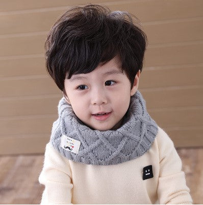 Wholesale Baby Winter Children's Scarf Neck Warmer Autumn/winter Knitted Wool Scarf Beard Neck Warmer