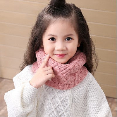 Wholesale Baby Winter Children's Scarf Neck Warmer Autumn/winter Knitted Wool Scarf Beard Neck Warmer