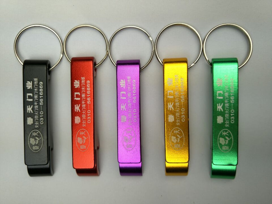 Wholesale Multifunctional Colorful Bottle Opener Keychain JDC-KC-FeiT001