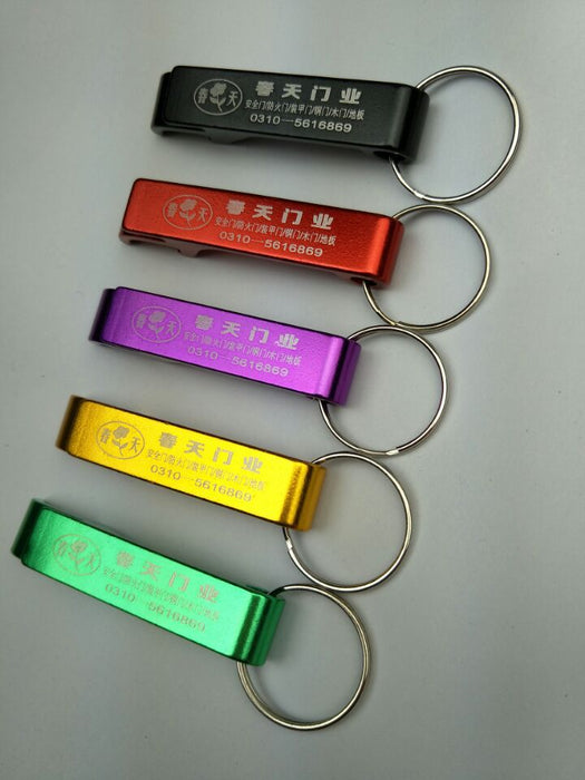 Wholesale Multifunctional Colorful Bottle Opener Keychain JDC-KC-FeiT001