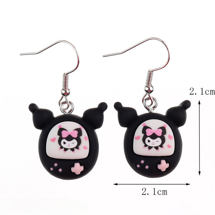 Wholesale Cartoon Resin Earrings JDC-ES-niqing031