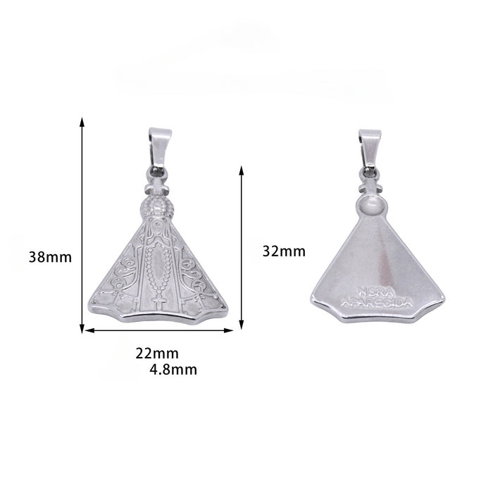 Wholesale Stainless Steel DIY Pendant Accessories JDC-DIY-ShuangN004