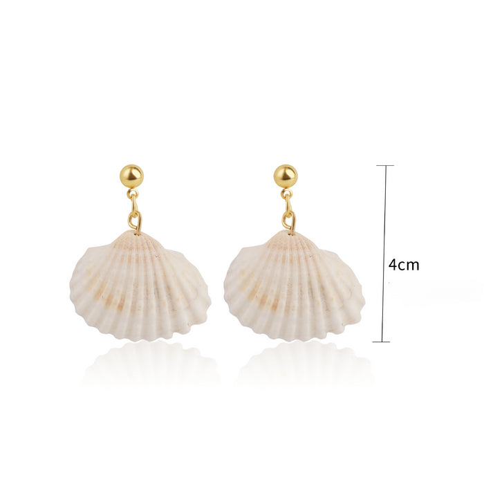 Wholesale Pearl Shell Earrings JDC-ES-ManY049