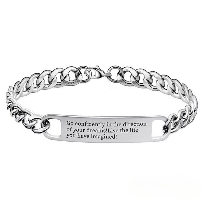 Wholesale Stainless Steel Graduation Season Doctoral Cap Bracelet JDC-BT-GangG021