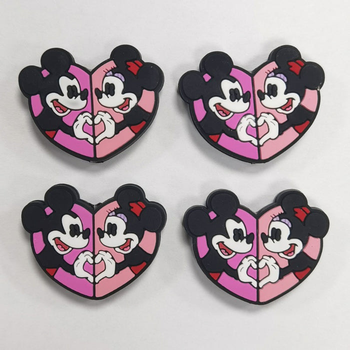 Wholesale 10pcs Creative 3D Stereoscopic Cartoon Anime Compared To Heart Beads  JDC-BDS-JIaHaoShun034