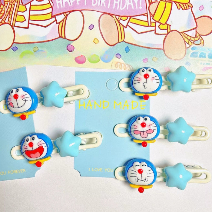 Wholesale Cute Doraemon Cartoon Hairpins JDC-HC-Jings001