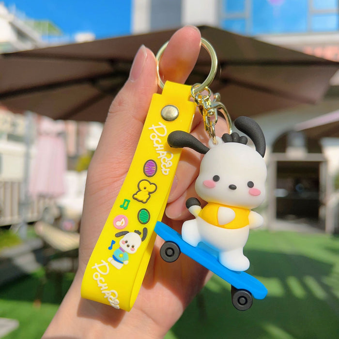 Wholesale Cute Cartoon Doll Silicone Keychain (S) JDC-KC-WC024