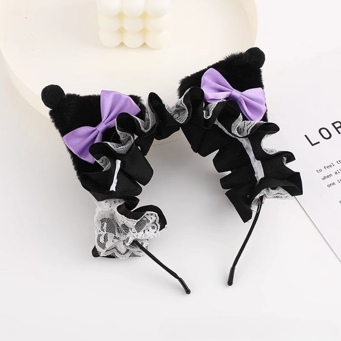 Wholesale Cartoon Plush Cat Ears Headband JDC-HD-Hengz001