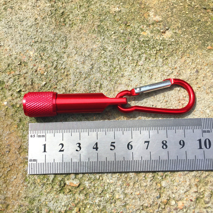 Wholesale Aluminum Alloy Small Flashlight Carabiner Keychain JDC-KC-KB016