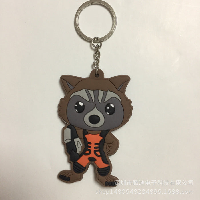 Wholesale Cartoon Cute PVC Keychain JDC-KC-Hual004