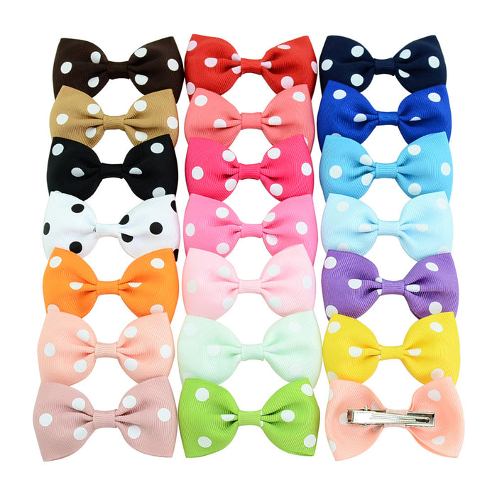 Wholesale Fabric Children's Bow Cute Hairpin JDC-HC-Xiane024