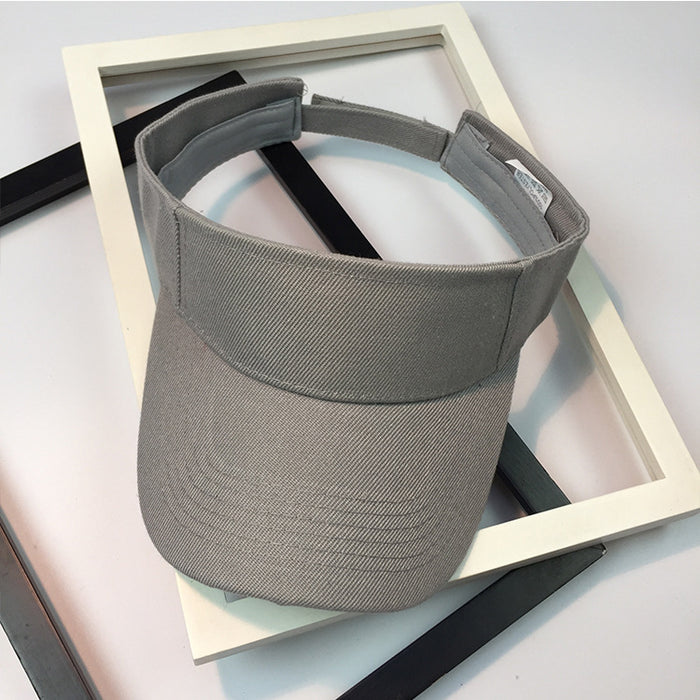 Wholesale Solid color empty top hat, sports running speed dry baseball cap, no top outdoor sun protection hat