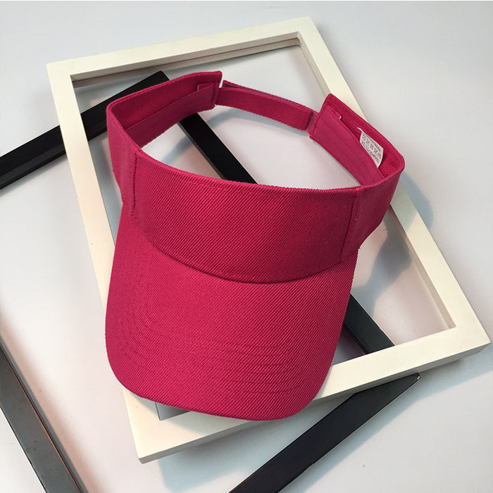 Wholesale Solid color empty top hat, sports running speed dry baseball cap, no top outdoor sun protection hat