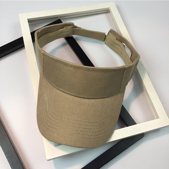 Wholesale Solid color empty top hat, sports running speed dry baseball cap, no top outdoor sun protection hat