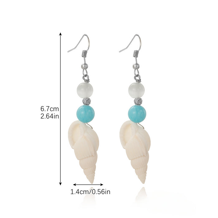 Wholesale Pearl Shell Earrings JDC-ES-ManY049