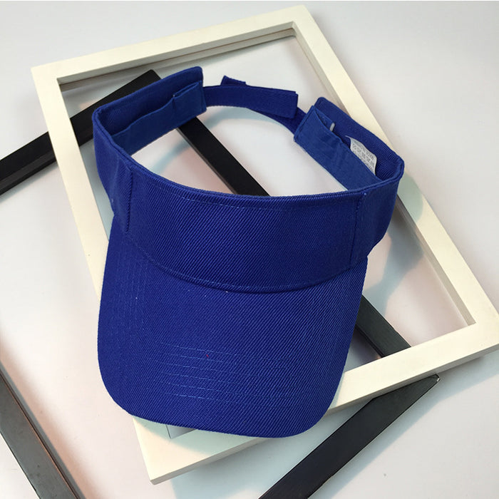 Wholesale Solid color empty top hat, sports running speed dry baseball cap, no top outdoor sun protection hat