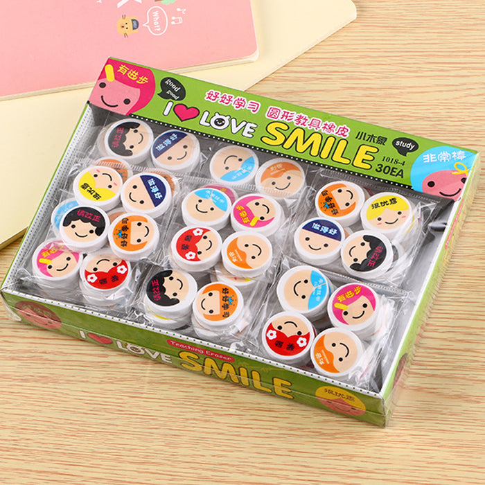 Wholesale Cute Rubber with Words and Expressions JDC-ER-Liuj001