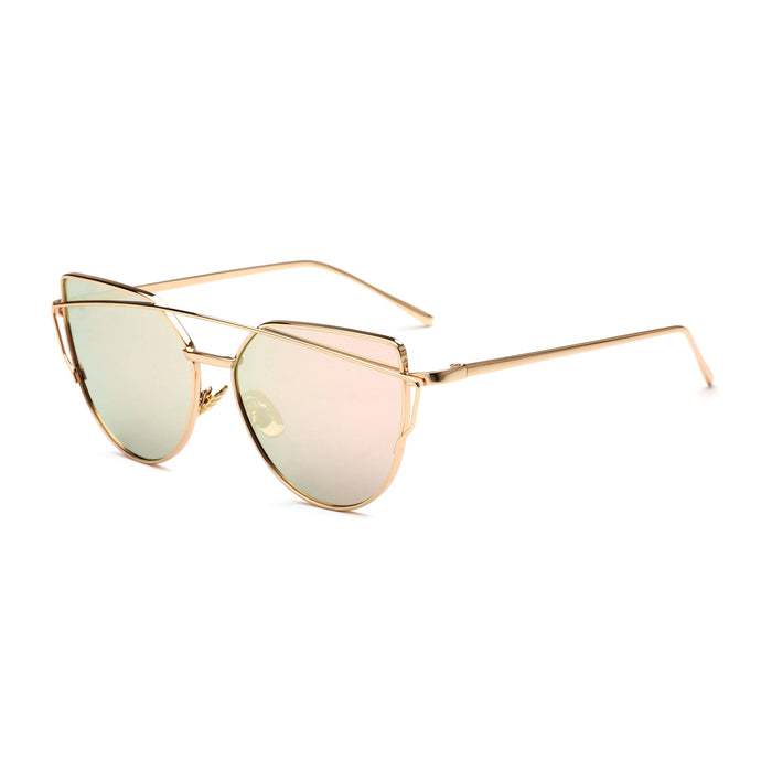 Wholesale Metal Cat Eye Sunglasses Colorful Fashion Sunglasses New Sunglasses