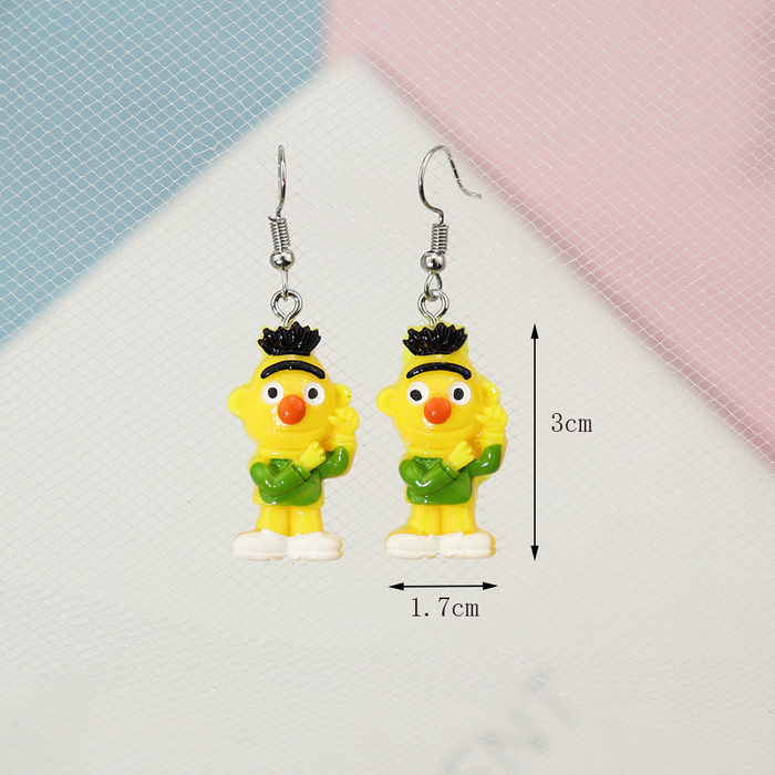 Wholesale Cartoon Funny Figure Earrings JDC-NS-NiQing001