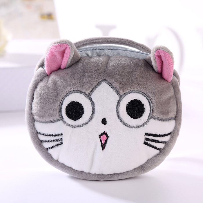 Wholesale Cartoon Children's Shoulder Messenger Bag Plush Cloth JDC-WT-SM010