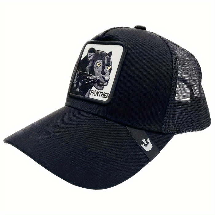 Wholesale Animal Patch Trucker Hat - Embroidered Mesh Snapback Cap