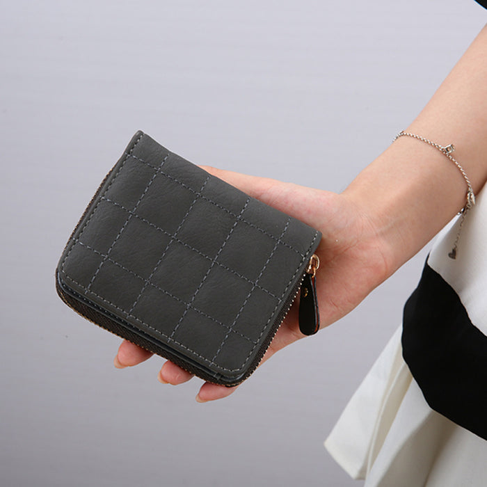 Wholesale Mini Fashion Versatile Women's Bag Short Zipper Cute Wallet JDC-WT-PC001