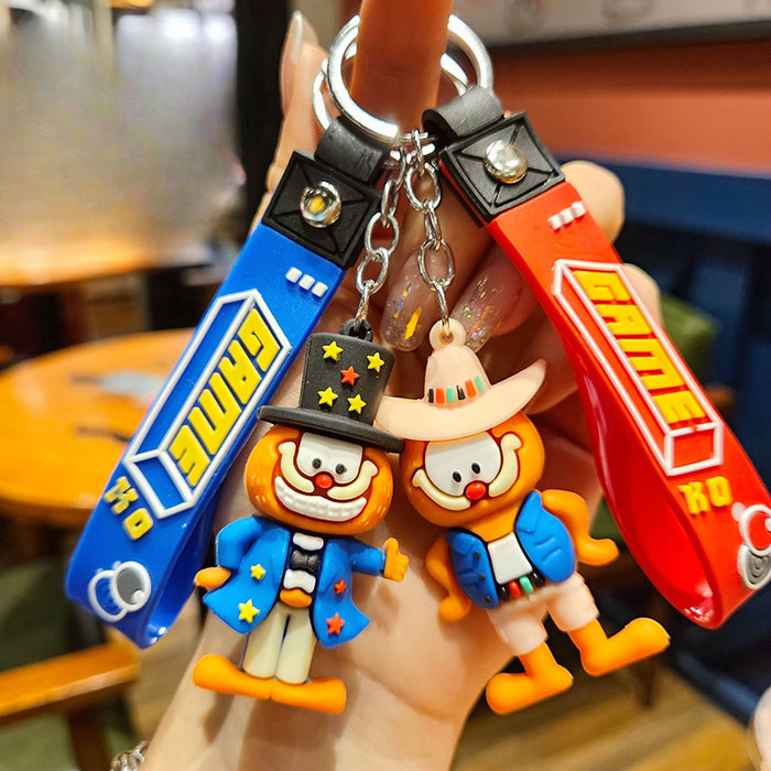 Wholesale Cartoon Doll Silicone Keychain JDC-KC-YiZhuo008