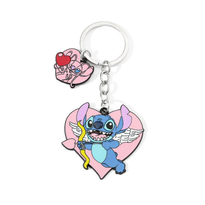 Wholesale Valentine's Day Cute Cartoon LOVE Keychain Necklace JDC-NE-ShaoH014