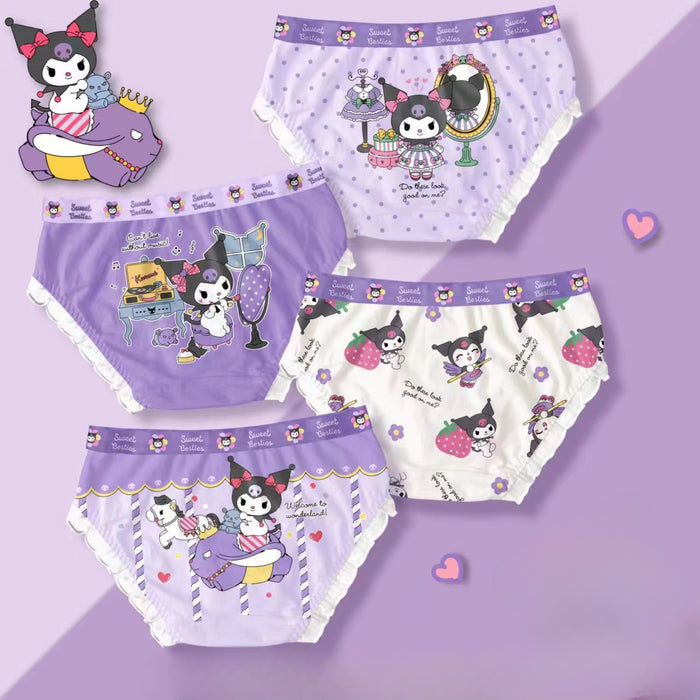 Wholesale Four-pack Pure Cotton Cartoon Children's Underwear (S) JDC-BS-Mings001