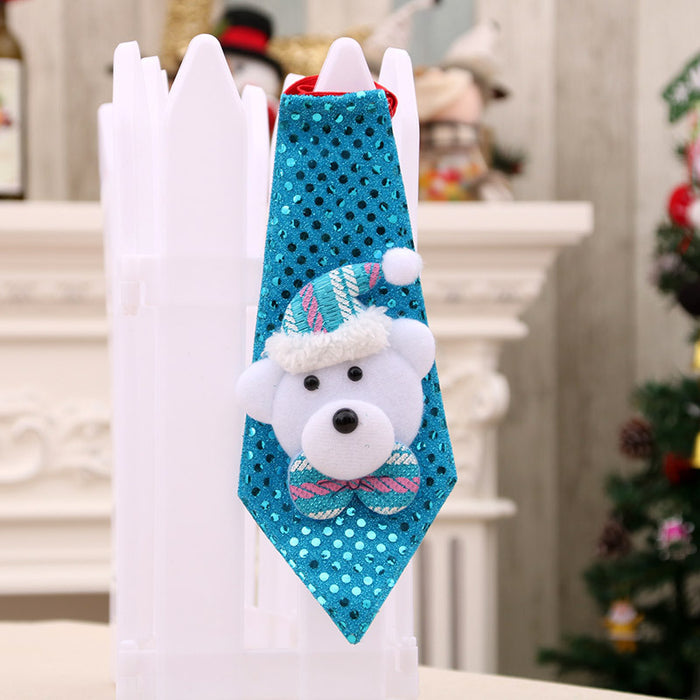 Wholesale Christmas decorations for adults and children small gifts creative small gifts sequins tie tie