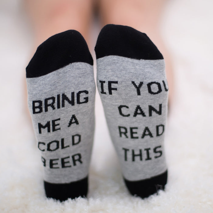 Wholesale IF YOU CAN English Lettered Mid-tube Socks JDC-SK-XQ035