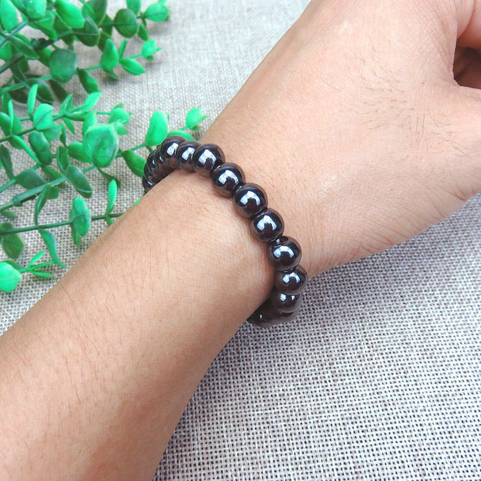 Wholesale Black gMagnetic Beaded Bracelet,  Geometry Design,  Unisex Gift