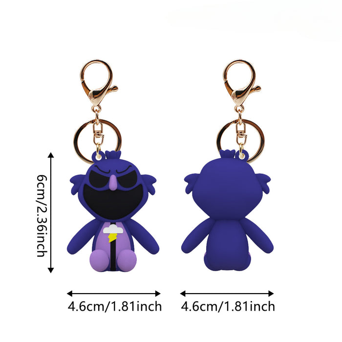 Wholesale Horror Cartoon Anime Silicone Keychains JDC-KC-HaoAn012