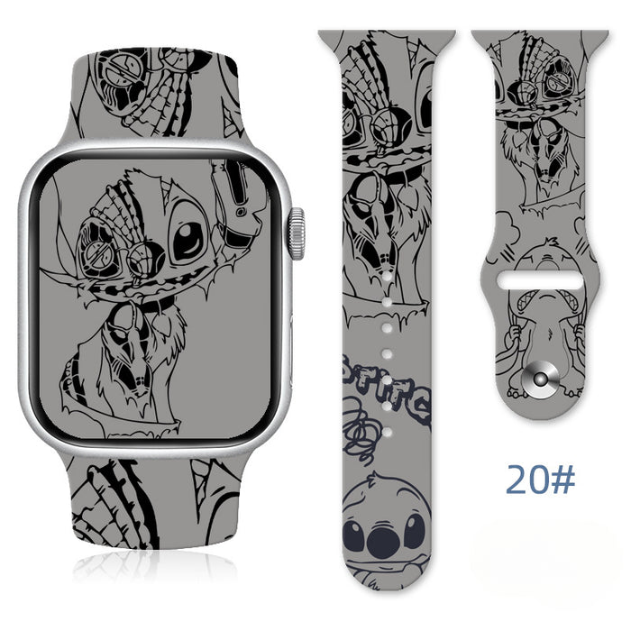 Wholesale Silicone Cartoon Print Watch JDC-WD-NuoQi012