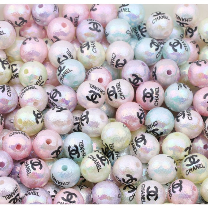 Wholesale 100pcs 16mm Acrylic Imitation Pearl Cream Round Beads JDC-BDS-ZhiXiang002