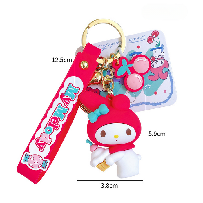 Wholesale Cherry Egg Bow Keychain JDC-KC-YanG007