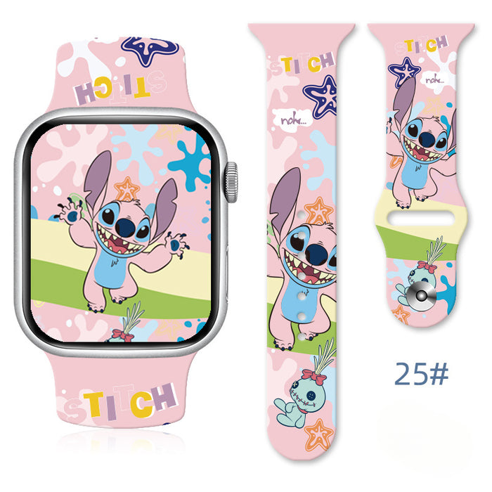 Wholesale Silicone Cartoon Print Watch JDC-WD-NuoQi012