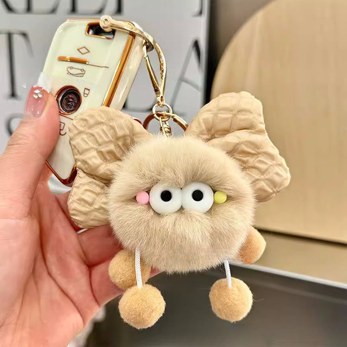 Wholesale Bow Briquettes Plush Keychain JDC-KC-YingF002