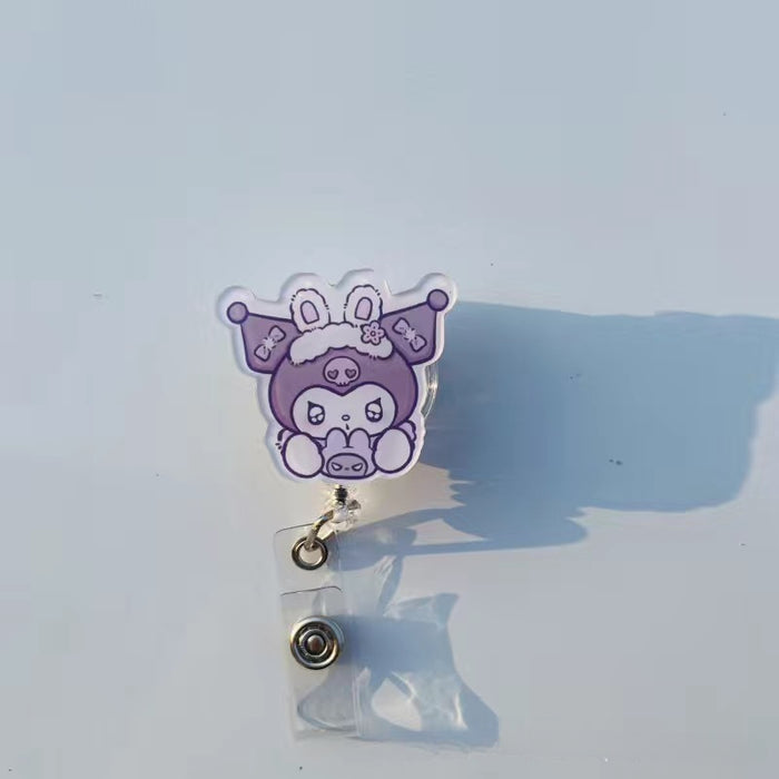 Wholesale ABS  Cartoon Scroll Keychain JDC-KC-ChenPin001