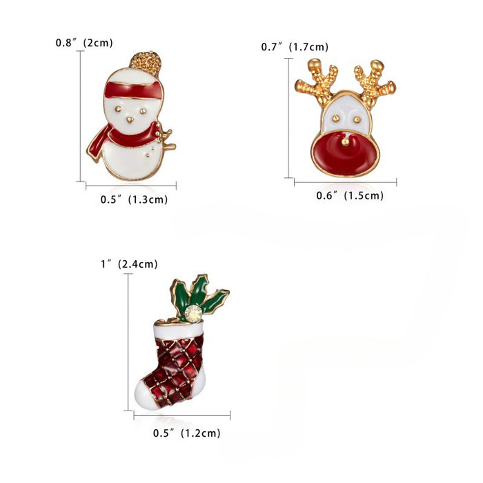 Wholesale Christmas Alloy Brooch Set JDC-BC-Chuya001