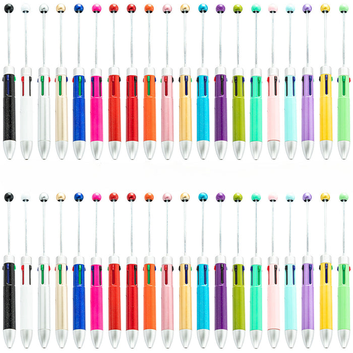 Wholesale Beadable Pens Multi-color Plastic Pens JDC-PN-HuaH174