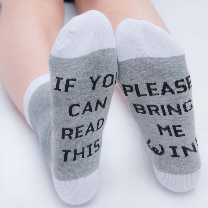 Wholesale IF YOU CAN English Lettered Mid-tube Socks JDC-SK-XQ035