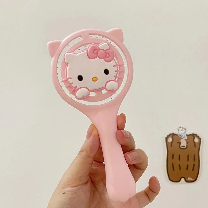 Wholesale Cute Fluffy Hollow Comb Makeup Massage Portable Student Dormitory JDC-CM-Mingt001