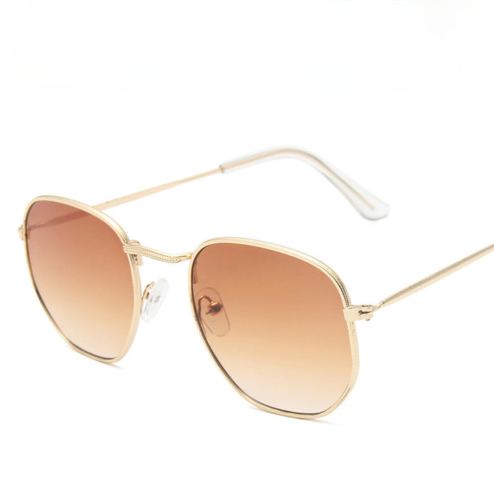 Wholesale Metal Frame Polygonal PC Sunglasses JDC-SG-MaN019