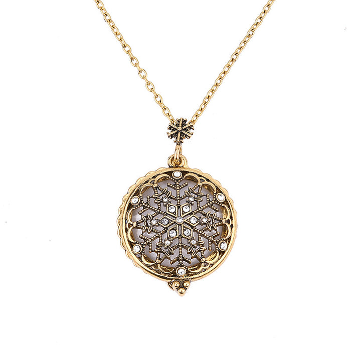 Wholesale Fashion personality magnifying glass necklace creative retro animal pendant jewelry