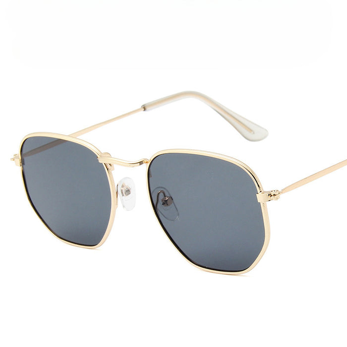 Wholesale Metal Frame Polygonal PC Sunglasses JDC-SG-MaN019